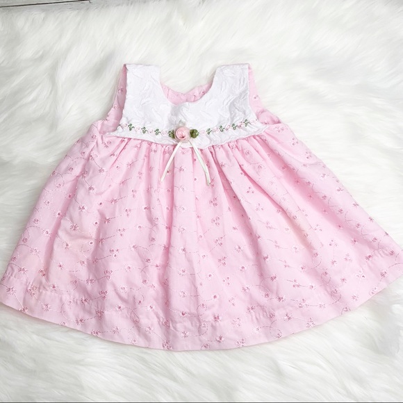 Other - Bryan Baby Girl 3-6 M Pink Floral Formal Dress